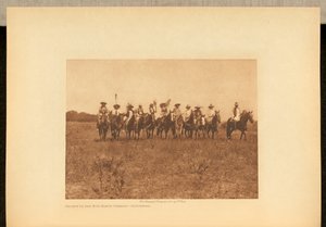 Høvdinge i solens danseparade - Cheyenne af Edward S. Curtis
