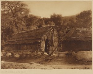 Diegueño-huset i Santa Ysabel