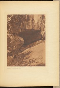 Indgang til den malede hule af Edward S. Curtis