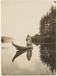 [Længe trodser mit solide fartøj bølge og tidevand] af Edward S. Curtis
