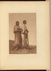 Piegan-piger af Edward S. Curtis