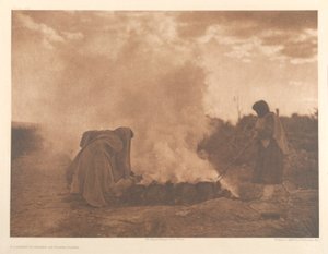 Keramikbrændere i Santa Clara af Edward S. Curtis