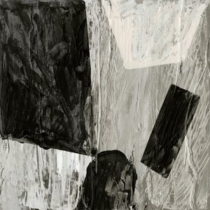 Struktureret, abstrakt, monokromatisk