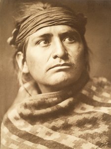 Chef for ørkenen, Navaho af Edward Sheriff Curtis
