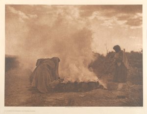 Keramikbrændere i Santa Clara af Edward Sheriff Curtis