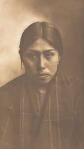 Suquamish kvinde, 1899. af Edward Sheriff Curtis