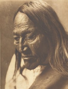 To strejke, 1907. af Edward Sheriff Curtis
