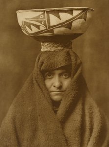 Zuñi kvinde af Edward Sheriff Curtis