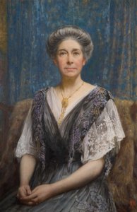 Rouva Alfred C. Oslerin muotokuva af Edward Steel Harper