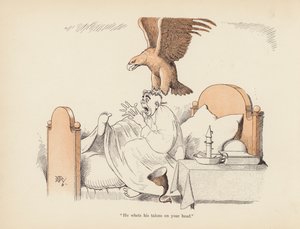 Haler med et twist: The Eagle (farve litho) af Edward Tennyson Reed