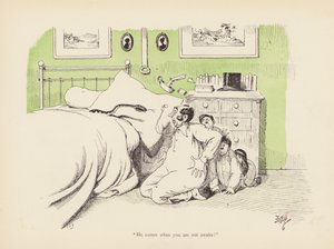 Haler med et twist: Viper (farve litho) af Edward Tennyson Reed