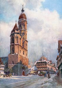 Brunswick - St Andreas og Alte Wage (farvelitografi) af Edward Theodore Compton