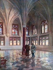 Marienburg Slot (farvelitografi) af Edward Theodore Compton