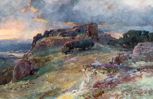 Regenstein (farvelitografi) af Edward Theodore Compton