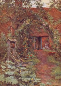 Den dybe, kølige brønd (farvelitografi)