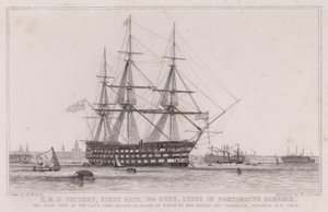 HMS Victory, førsteklasses af Edward William (after) Cooke