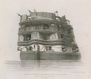 Hans Majestæts Skib Asien af Edward William Cooke