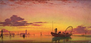 Mazorto ved lagunen, Venedig, 1864