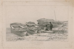 Thames Wherries af Edward William Cooke