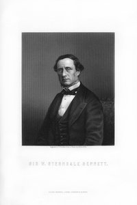 Sir William Sterndale Bennett, engelsk komponist, 1899.