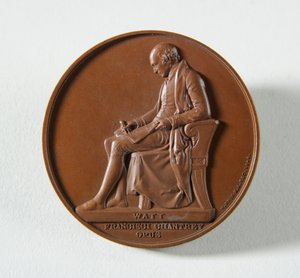 Medaljon til Francis Chantrey af Edward William Wyon