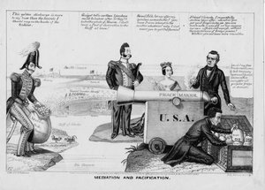 Mediation and pacification, udgivet af H R Robinson, New York, 1846