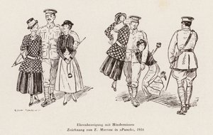 En hilsen med vanskeligheder (litografi) af Edwin A. Morrow
