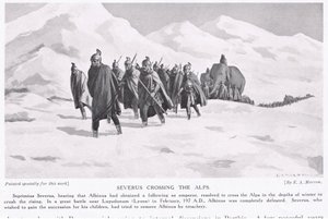 Severus krydser Alperne af Edwin A. Morrow