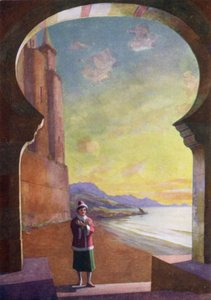 Ved solnedgang gik han ind i paladset af Edwin Arthur Norbury