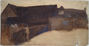 En Bondegård af Edwin Austin Abbey