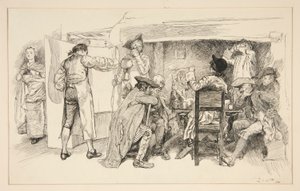 An Ale House værelse - af Edwin Austin Abbey