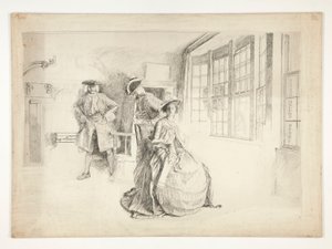 En uvelkommen gæst af Edwin Austin Abbey