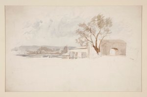 Arkitektstudie af Edwin Austin Abbey