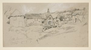 Arkitektonisk undersøgelse: Hall Farm af Edwin Austin Abbey