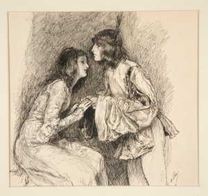 Bassanio: af Edwin Austin Abbey