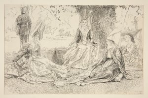 Før prinsessen af Edwin Austin Abbey