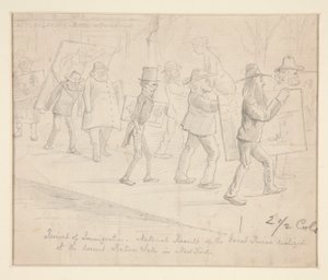 Tegnefilm til af Edwin Austin Abbey