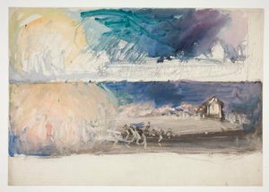 Kompositionsstudie til af Edwin Austin Abbey