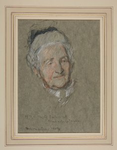 Kroning af Edward VII Portræt: Storhertuginde Mechlenburg-Strelitz af Edwin Austin Abbey