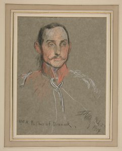 Kroning af Edward VII Portræt: Prins Charles af Danmark af Edwin Austin Abbey