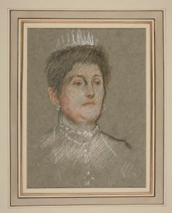 Kroning af Edward VII Portræt: Prinsesse Beatrice af Battenberg af Edwin Austin Abbey