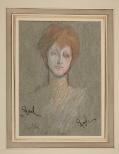 Kroning af Edward VII Portræt: Prinsesse Maud af Storbritannien af Edwin Austin Abbey