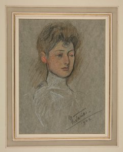 Kroning af Edward VII Portræt: Prinsesse Victoria Alexandra Olga Mary af Edwin Austin Abbey