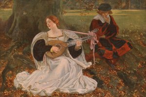 Fair is my Love, c1900, c1930. af Edwin Austin Abbey
