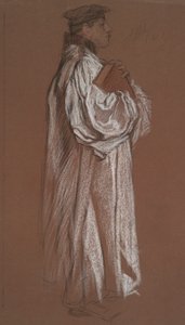 Figur for retssagen mod Catherine af Edwin Austin Abbey