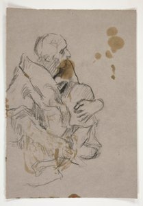 Figurstudie for af Edwin Austin Abbey