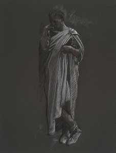 Figurstudie for af Edwin Austin Abbey