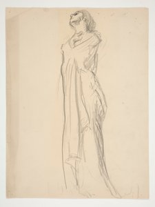 Figurstudie for af Edwin Austin Abbey