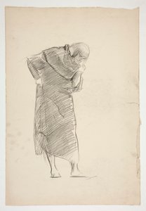 Figurstudie for af Edwin Austin Abbey
