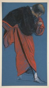 Figurstudie for af Edwin Austin Abbey